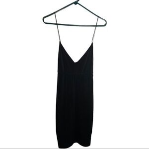 Alice + Olivia Air black mini dress